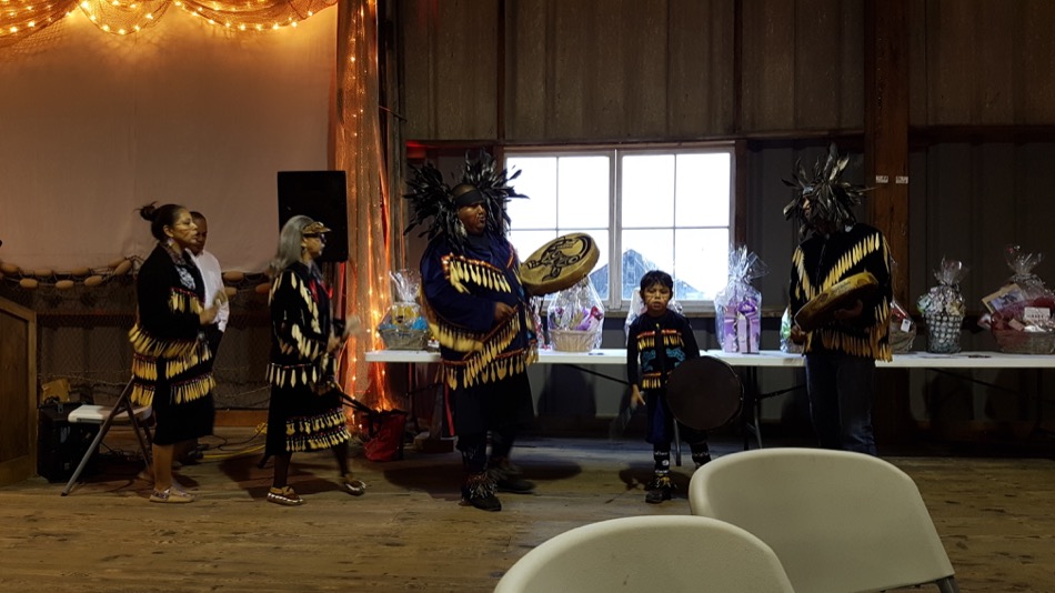 Coastal Wolf Pack cultural performance