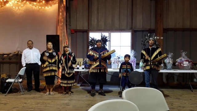 Coastal Wolf Pack cultural performance