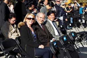 City delegates at the Steveston Town Square Park Opening