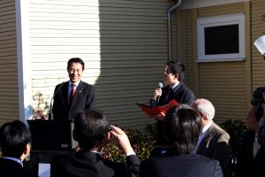 Delegates from Wakayama, Japan speak at event