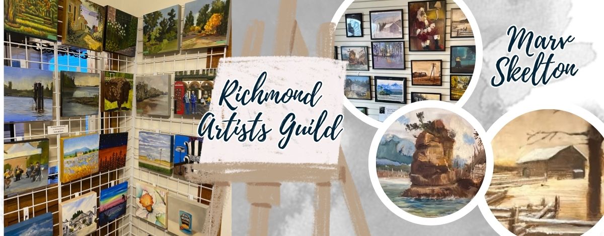 Richmond Artist Guild and Marv Skelton join the November Pop Up Artist space.